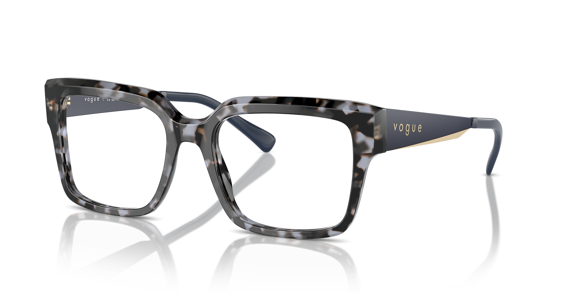 Eyeglasses VO5559 - Blue Tortoise - Demo Lens - Metal | Vogue
