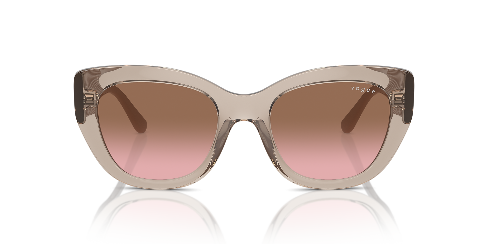 Sunglasses VO5567S - Transparent Caramel - Pink Gradient Brown