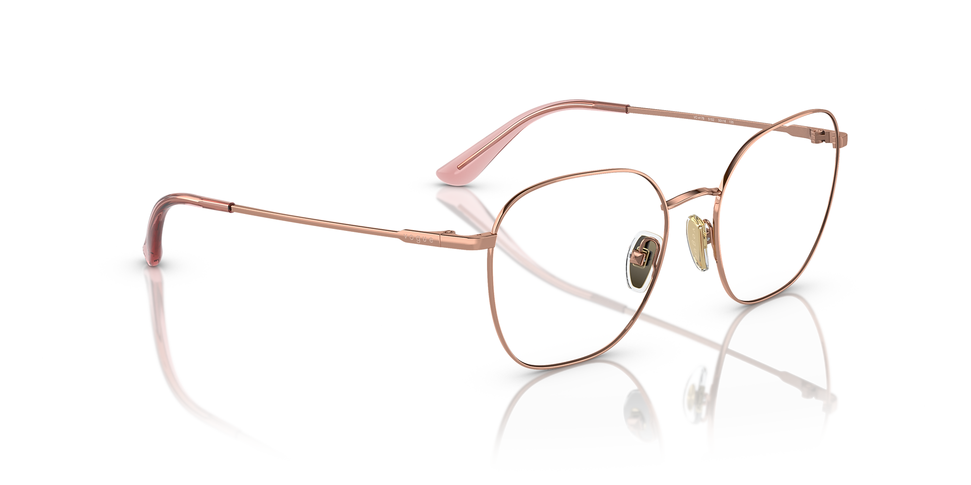 Eyeglasses VO4178 - Rose Gold - Demo Lens - Metal | Vogue United
