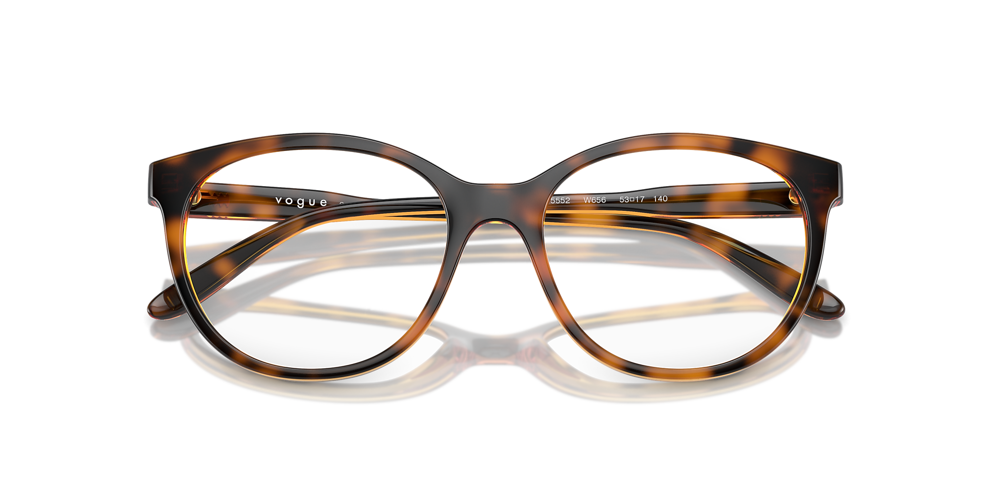 Eyeglasses VO5552 - Dark Havana - Demo Lens - Nylon & Propionate