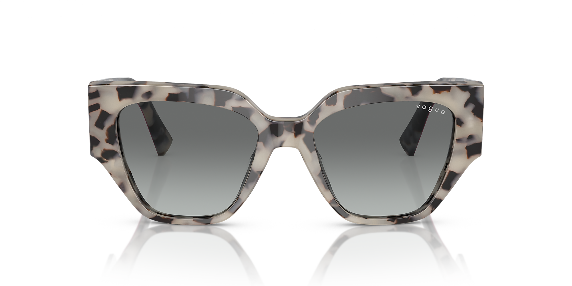 Sunglasses VO5409S - Ivory/beige Tortoise - Gradient Grey