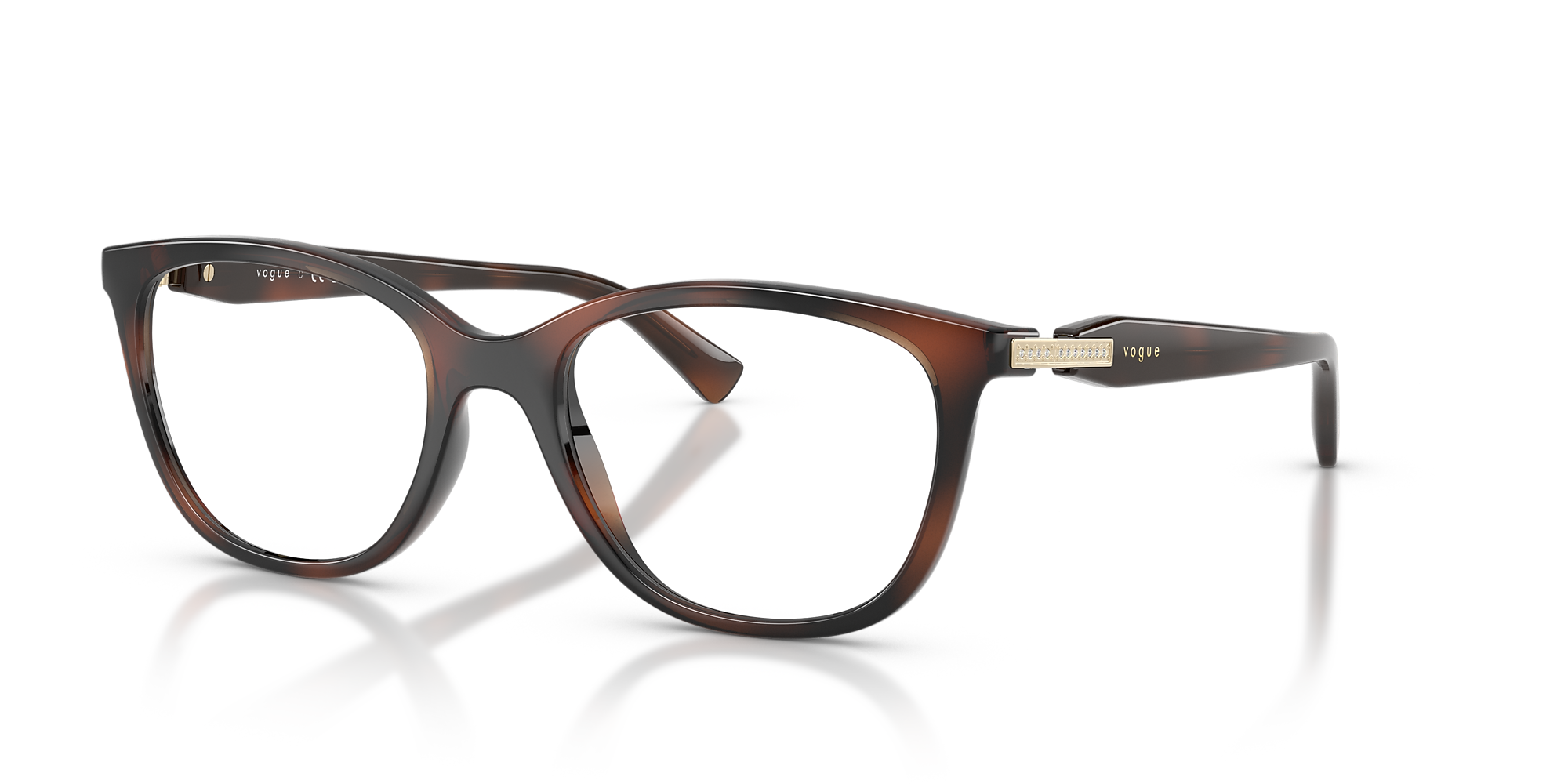 Eyeglasses VO5679B - Brown Havana - Demo Lens - Nylon | Vogue