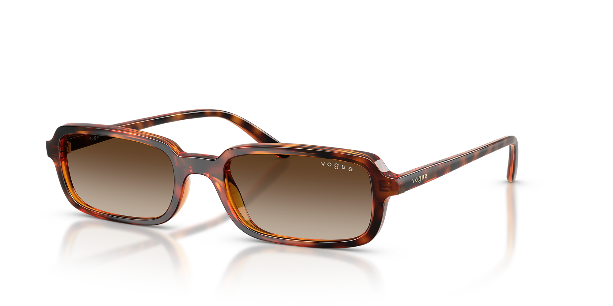 Sunglasses VO5666S - Dark Havana - Gradient Brown - Nylon | Vogue