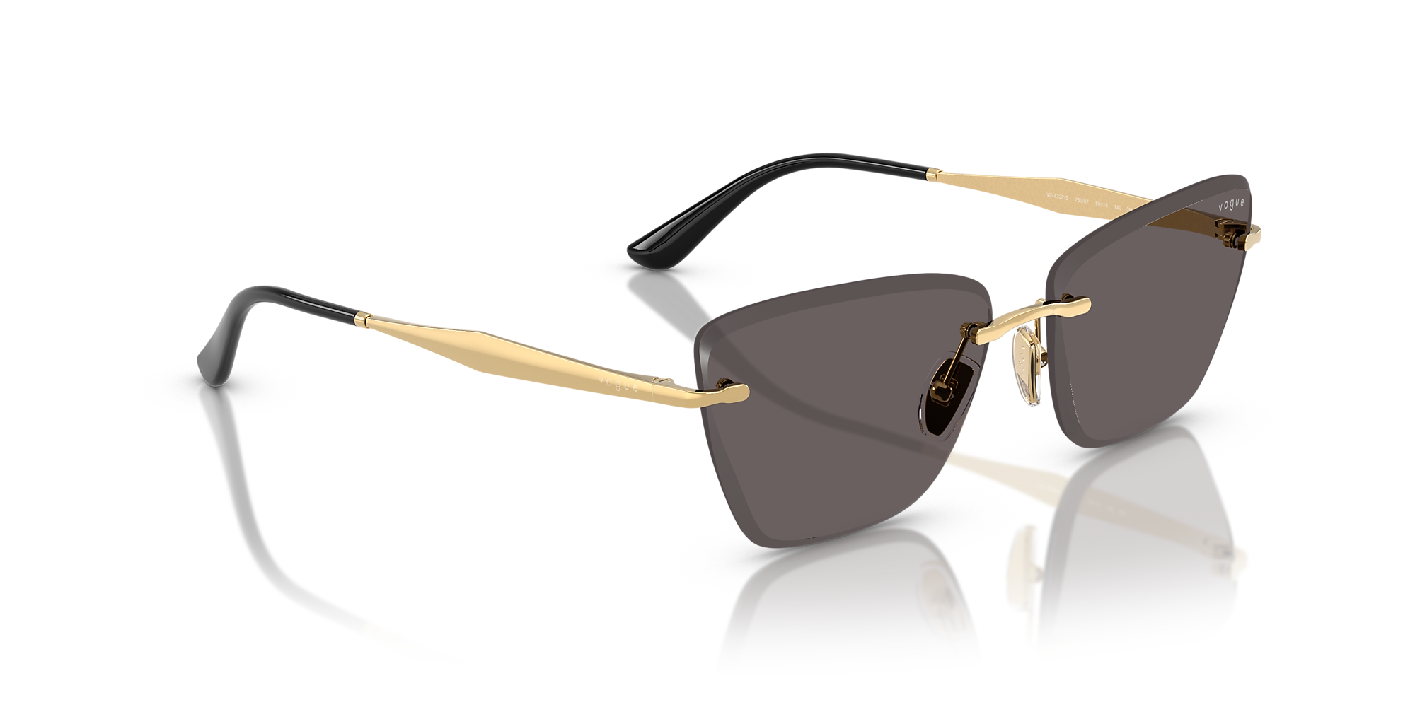 Sunglasses VO4332S - Gold - Black Smoke - Metal | Vogue Slovenia