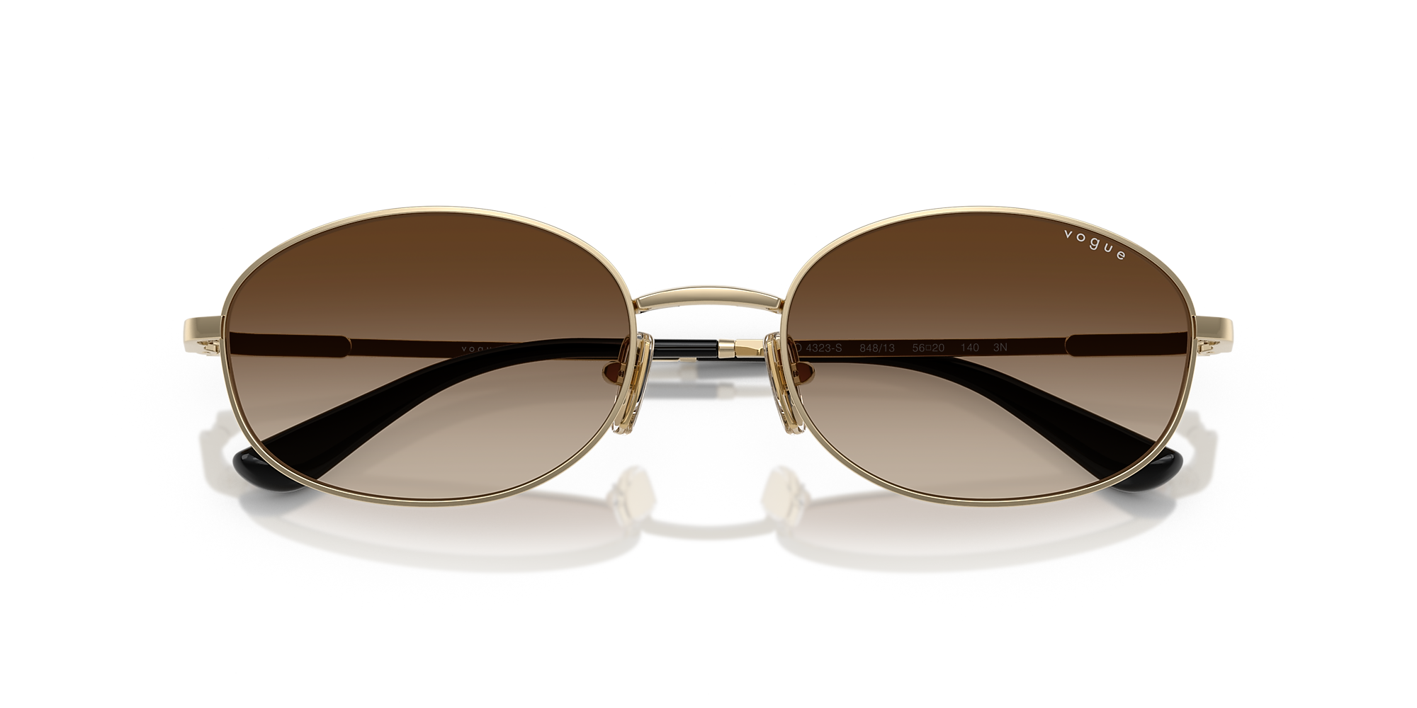 【T3993】ウォウ,イズ・ミー/Number[s] Sunglasses VO4323S - Pale Gold - Purple Polar - Metal | Vogue