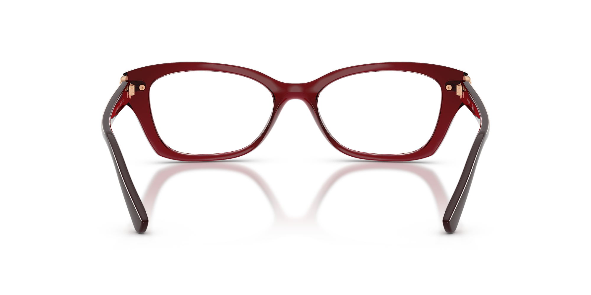 Eyeglasses VO5704B - Transparent Bordeaux - Demo Lens - Nylon
