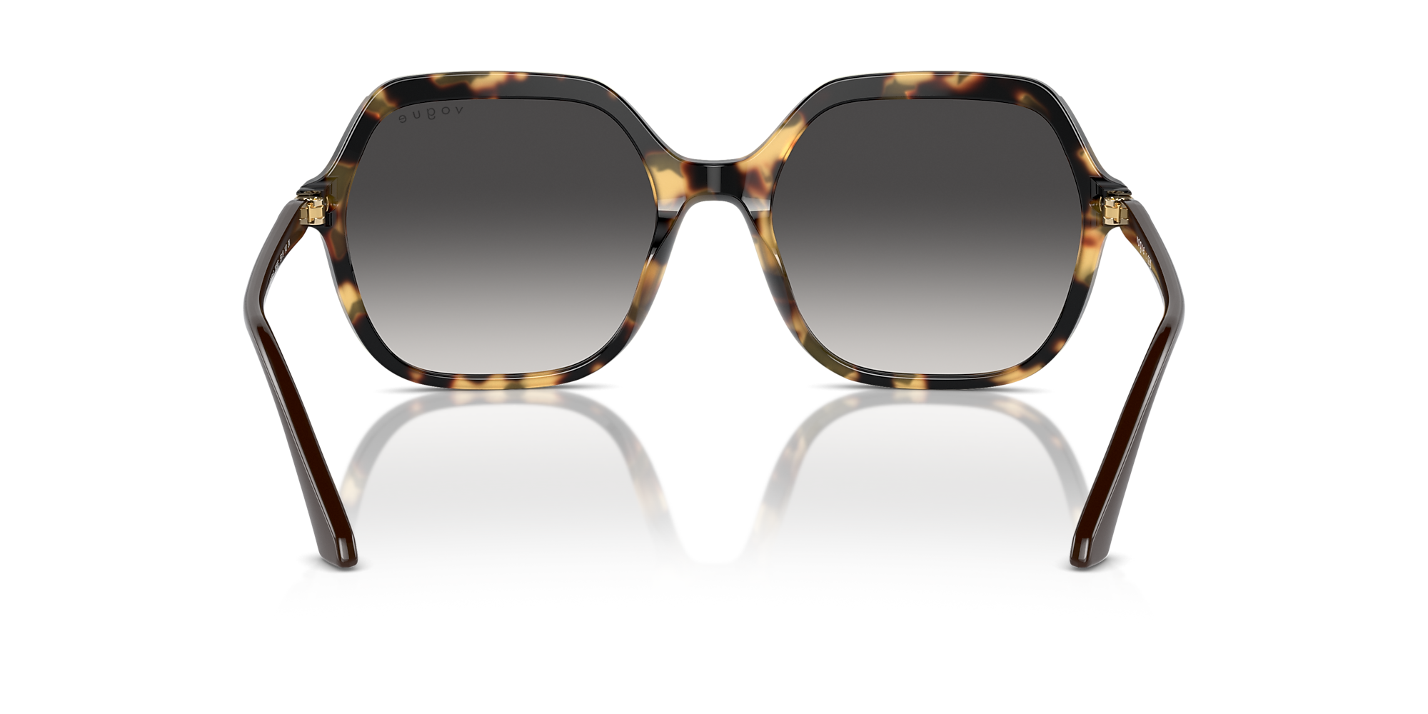 Sunglasses VO5561S - Yellow Tortoise - Grey Gradient Black - Nylon