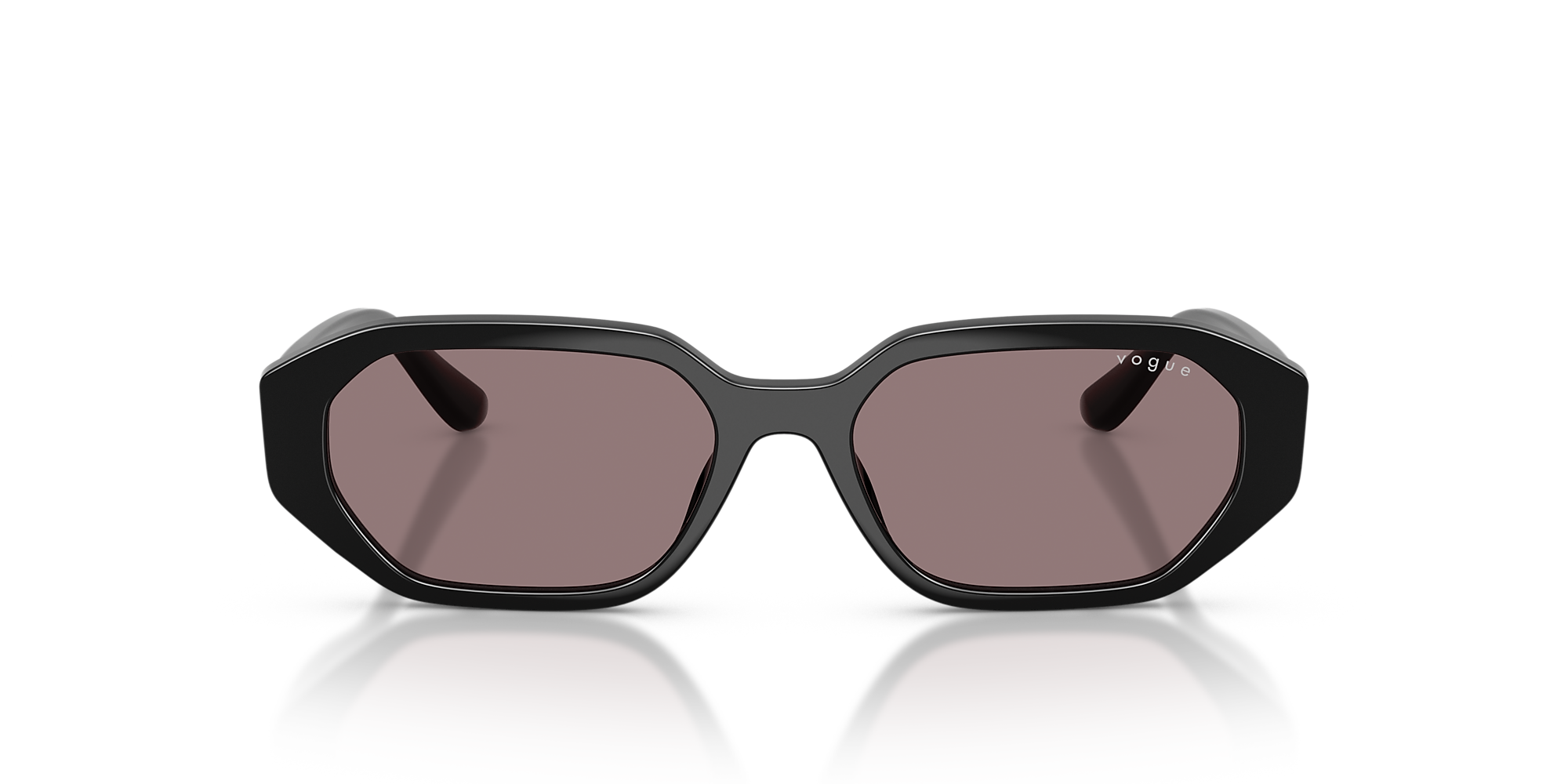 Sunglasses VJ2034 - Black - Dark Purple - Nylon | Vogue United States