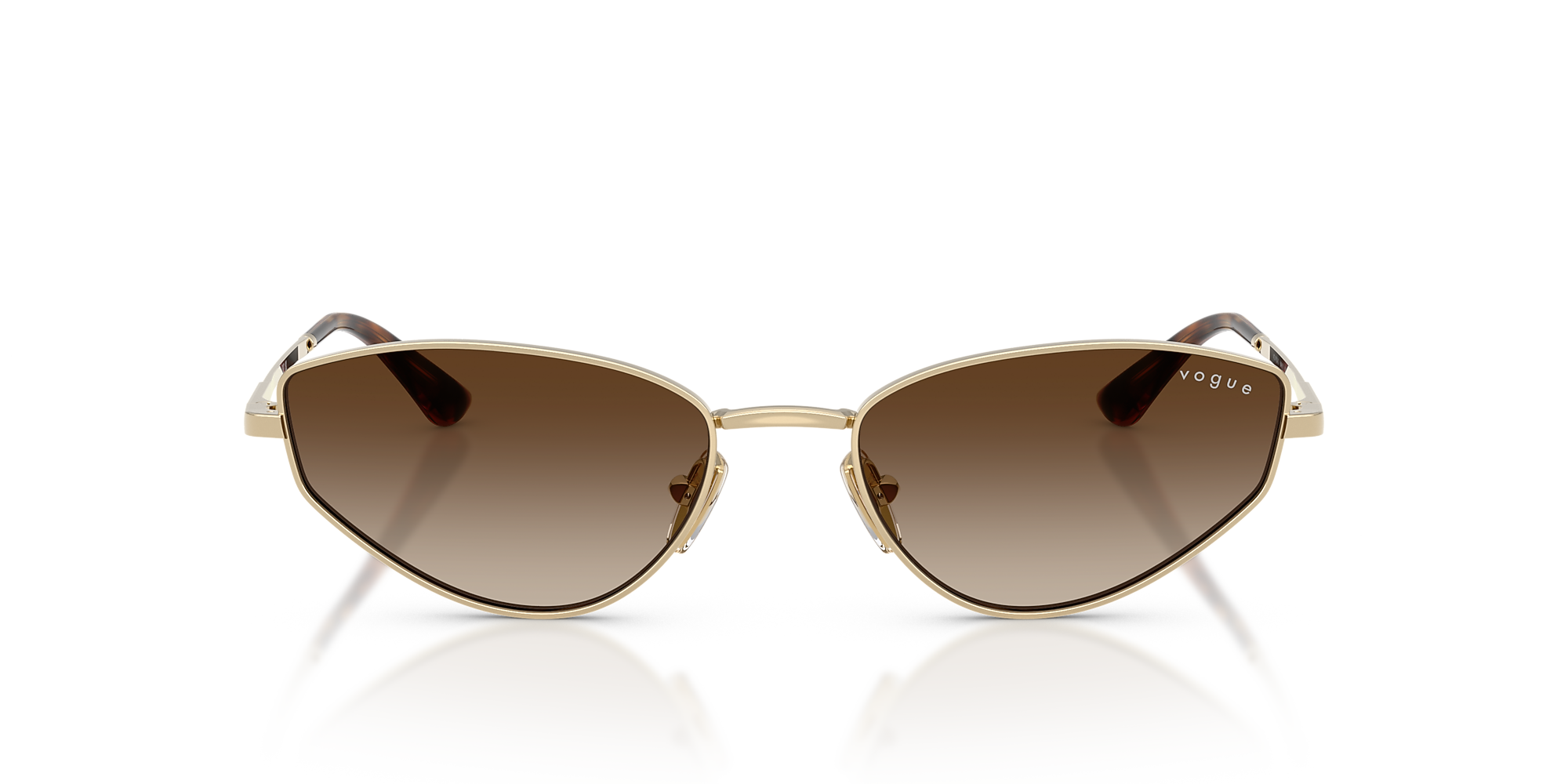Sunglasses VO4339S - Pale Gold - Gradient Brown - Metal | Vogue
