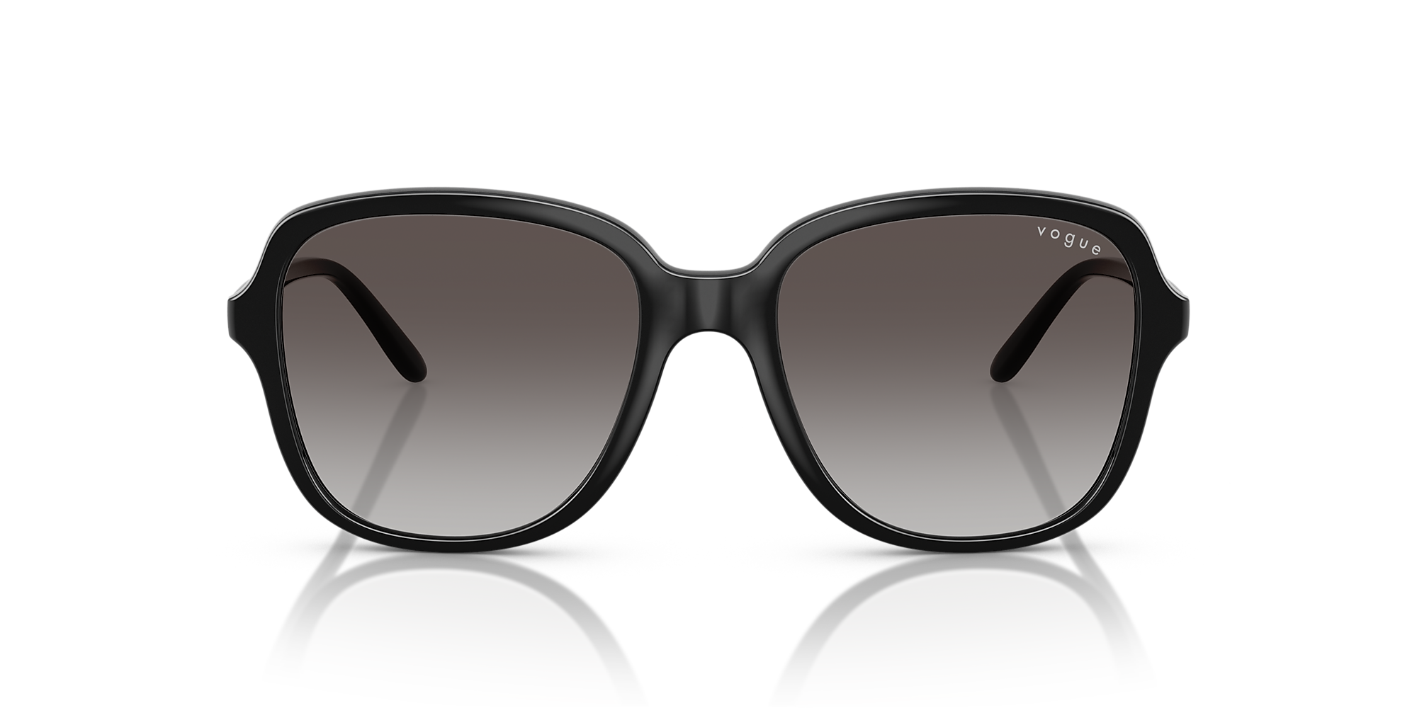 Sunglasses VO5601S - Black - Green Gradient Brown - Nylon | Vogue