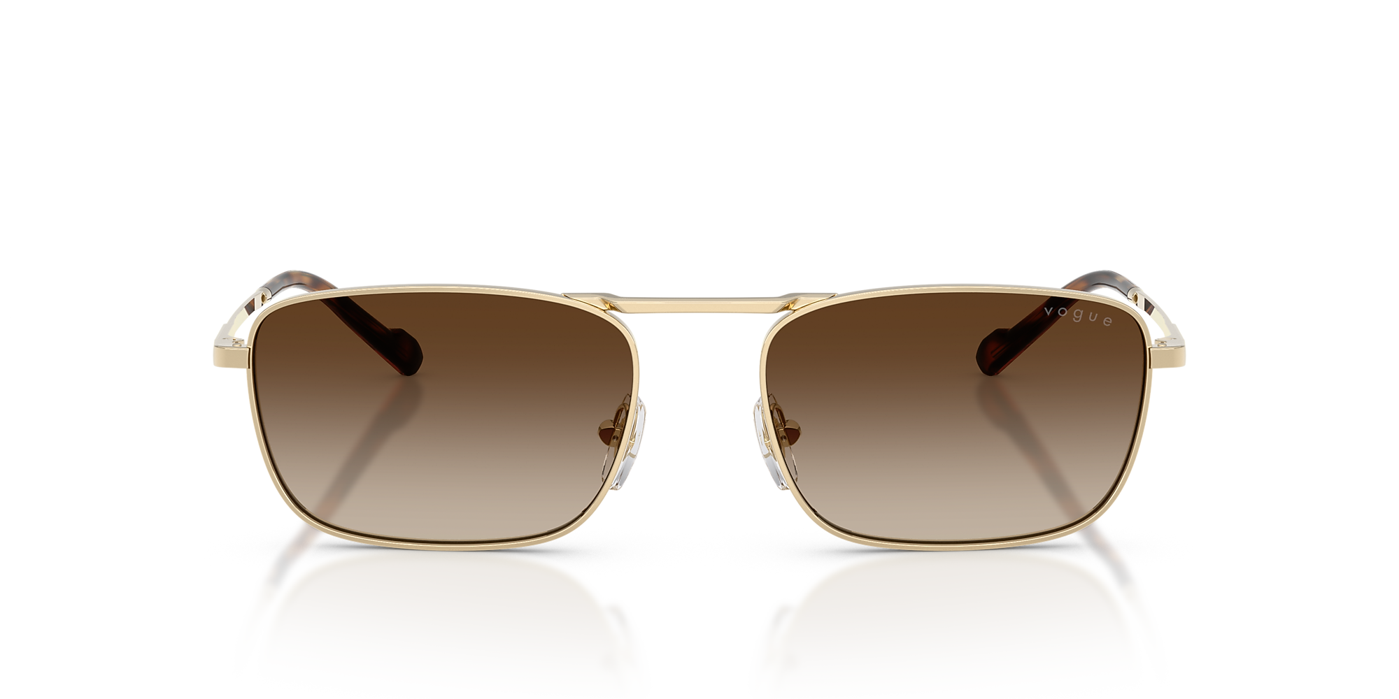 Sunglasses VO4346S - Pale Gold - Gradient Brown - Metal | Vogue