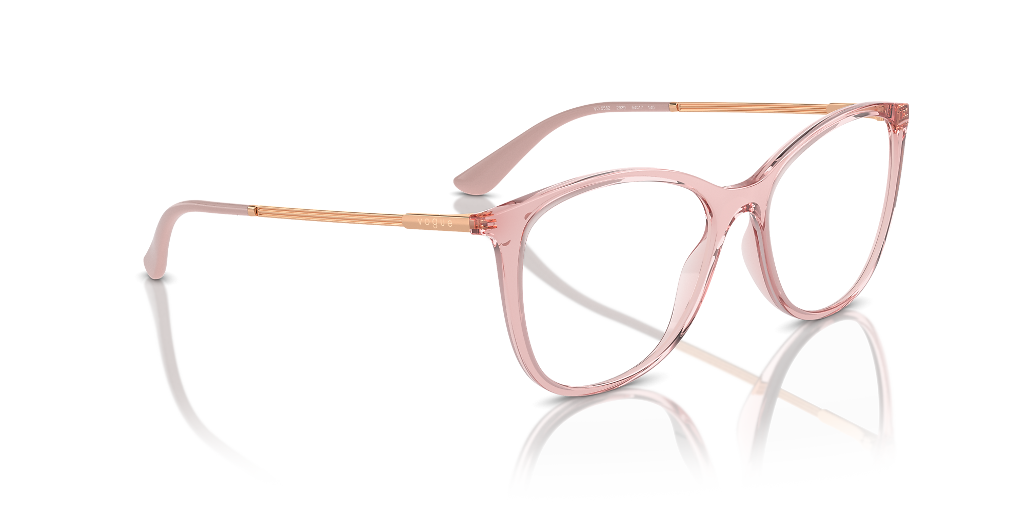 Eyeglasses VO5562 - Transparent Pink - Demo Lens - Metal | Vogue