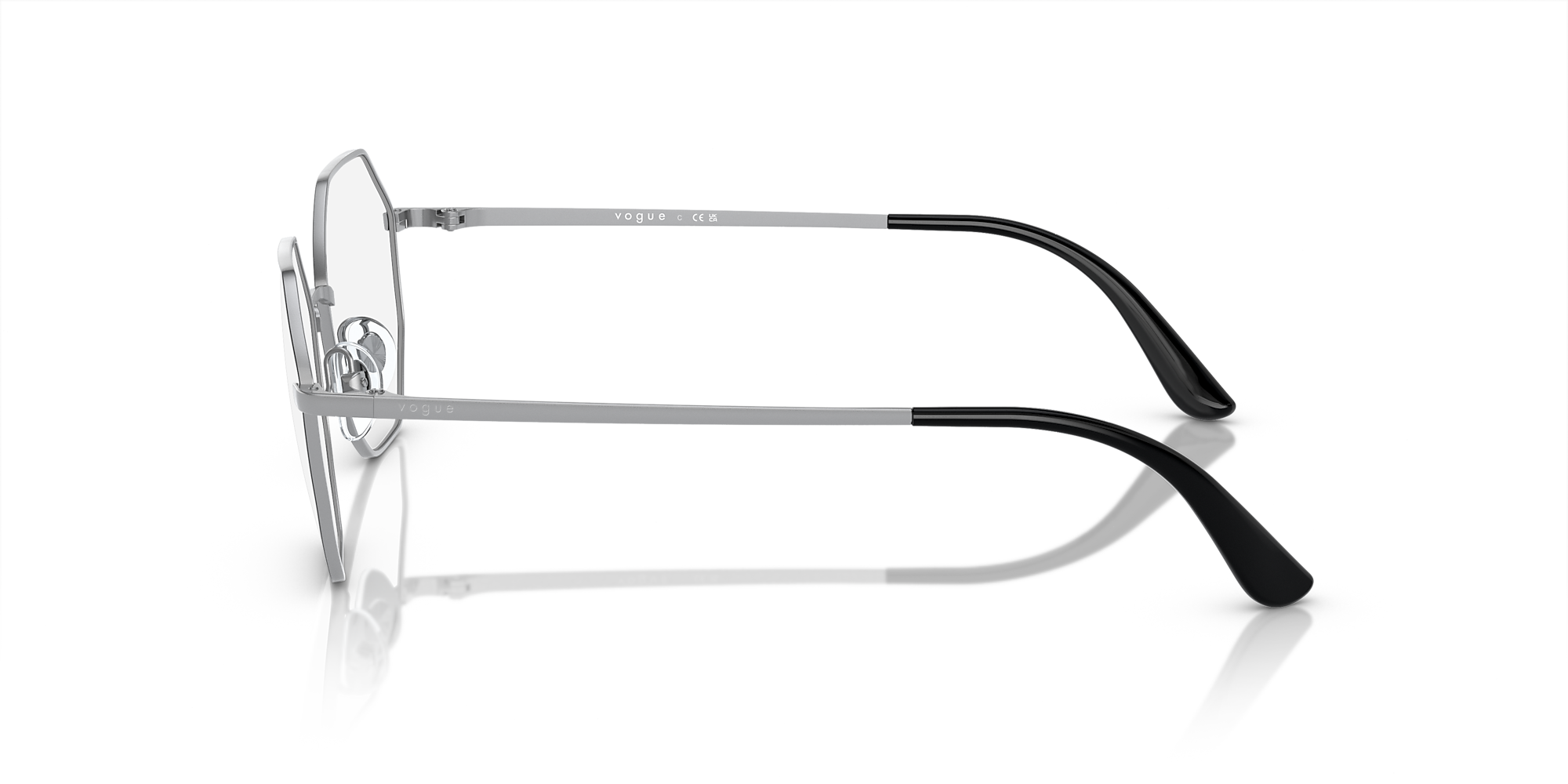 Eyeglasses VO4094 - Top Black/matte Silver - Demo Lens - Metal