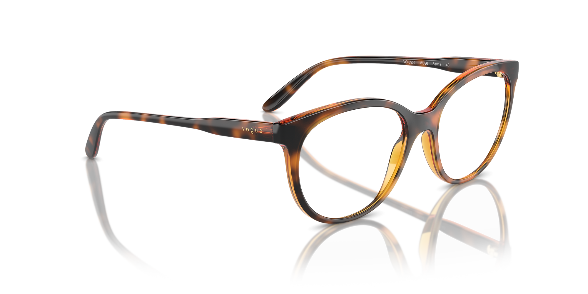 Eyeglasses VO5552 - Dark Havana - Demo Lens - Nylon & Propionate