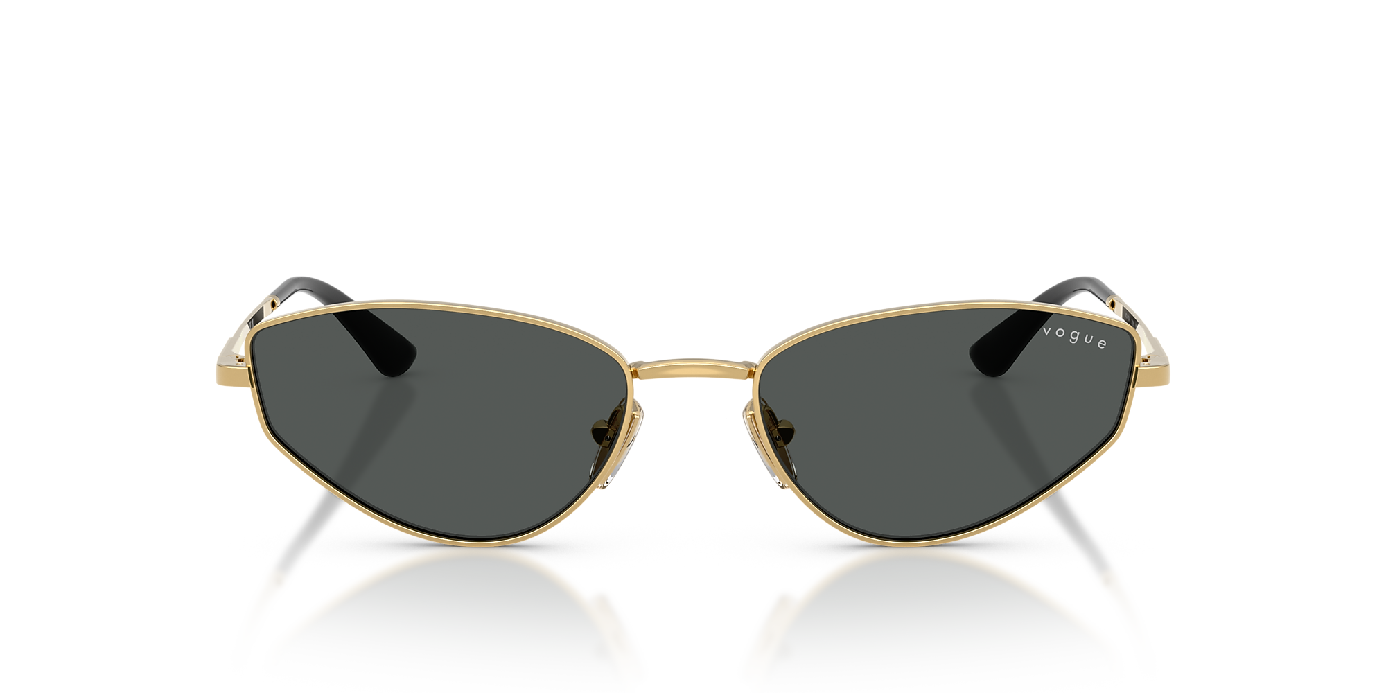 Sunglasses VO4339S - Gold - Dark Grey - Metal | Vogue United States