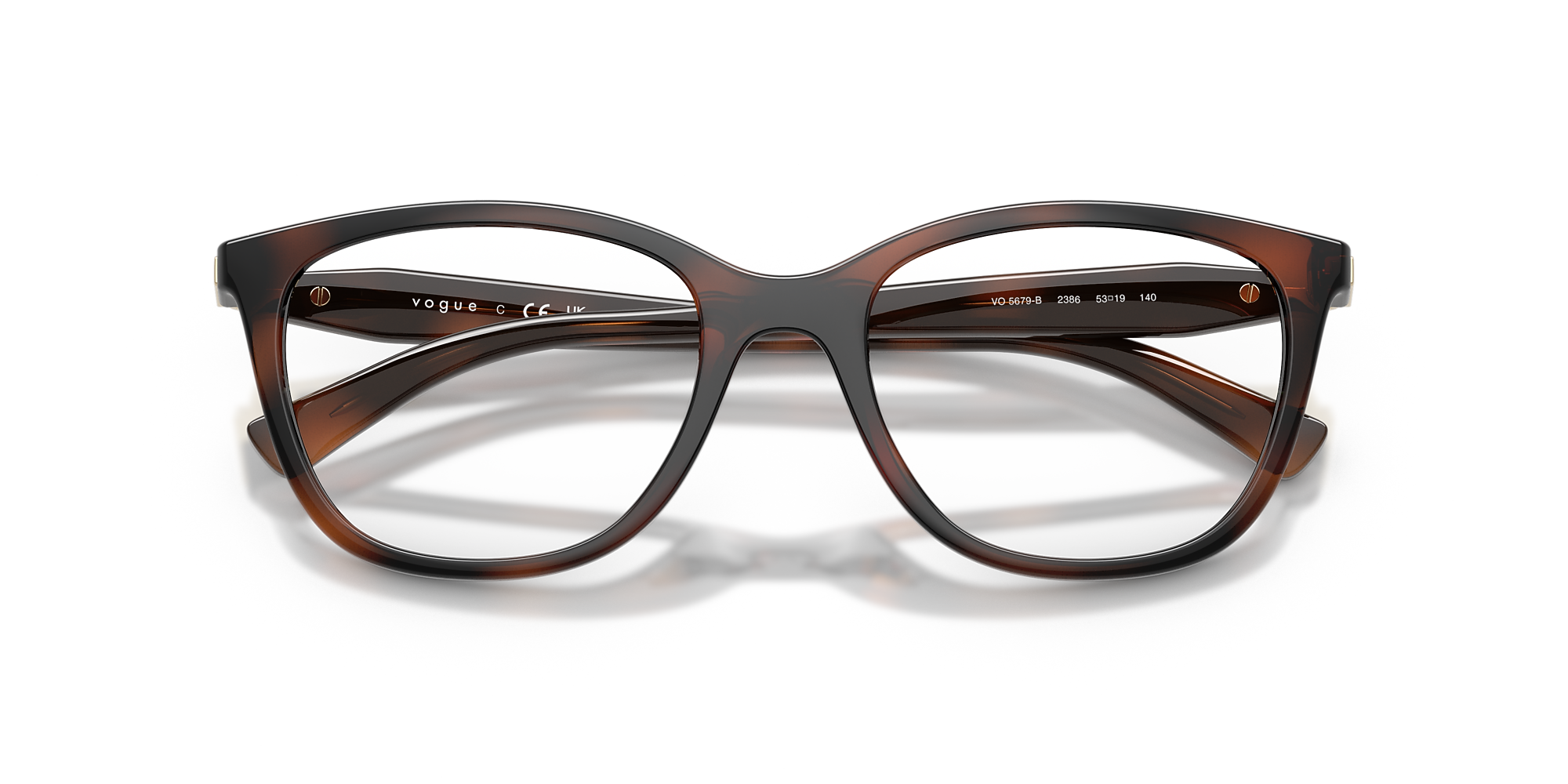 Eyeglasses VO5679B - Brown Havana - Demo Lens - Nylon | Vogue