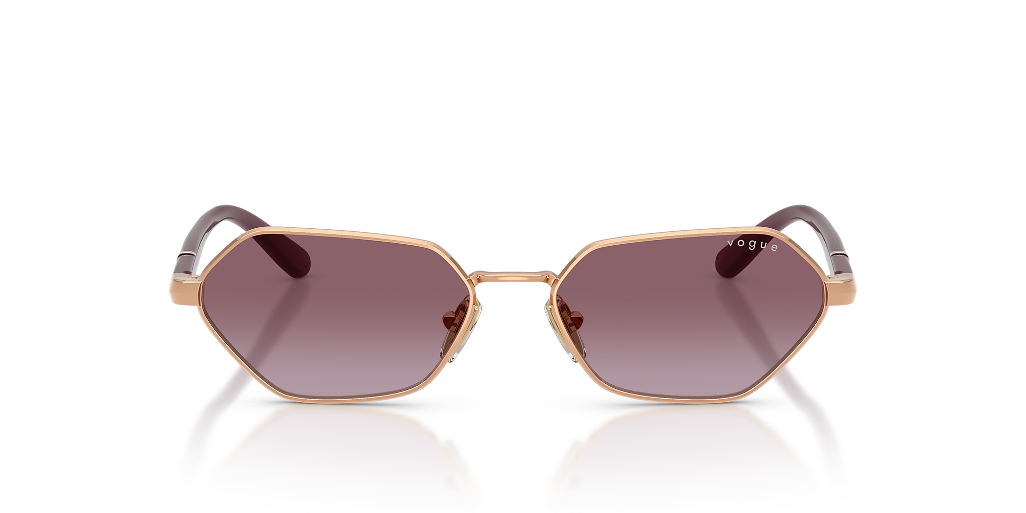 バジャウです。 Sunglasses VO4349S - Rose Gold - Violet Gradient - Metal | Vogue