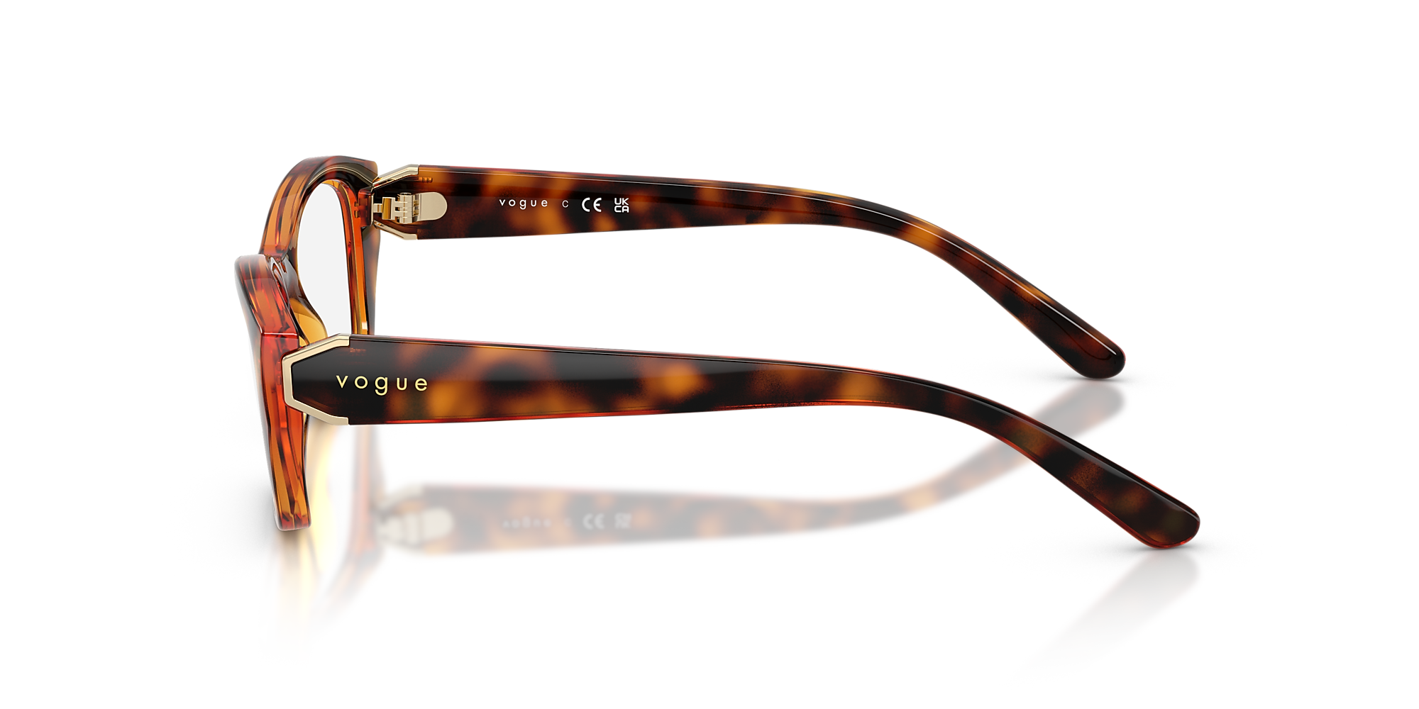 Eyeglasses VO5676 - Dark Havana - Demo Lens - Nylon | Vogue United