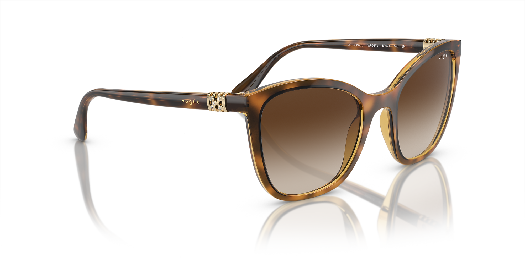Sunglasses VO5243SB - Tortoise - Brown Gradient - Nylon