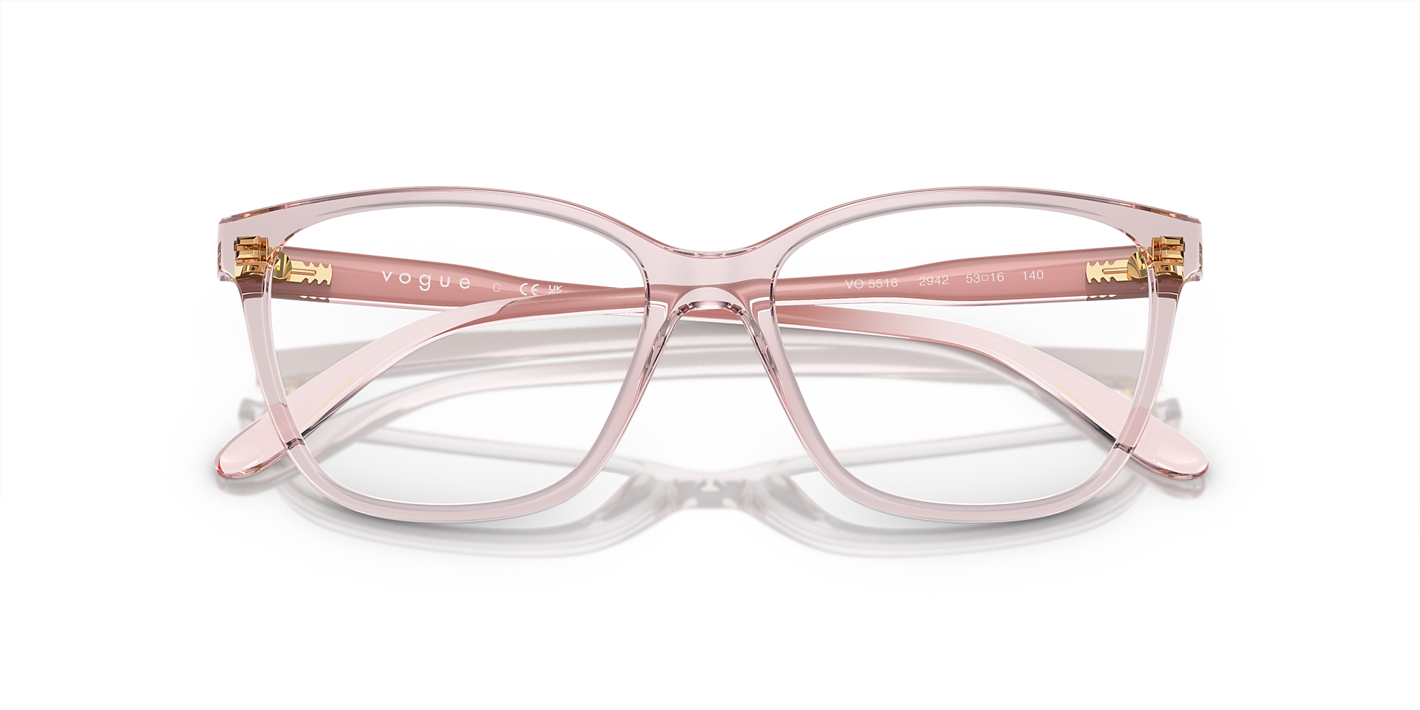 Eyeglasses VO5518 - Transparent Pink - - Nylon | Vogue United States
