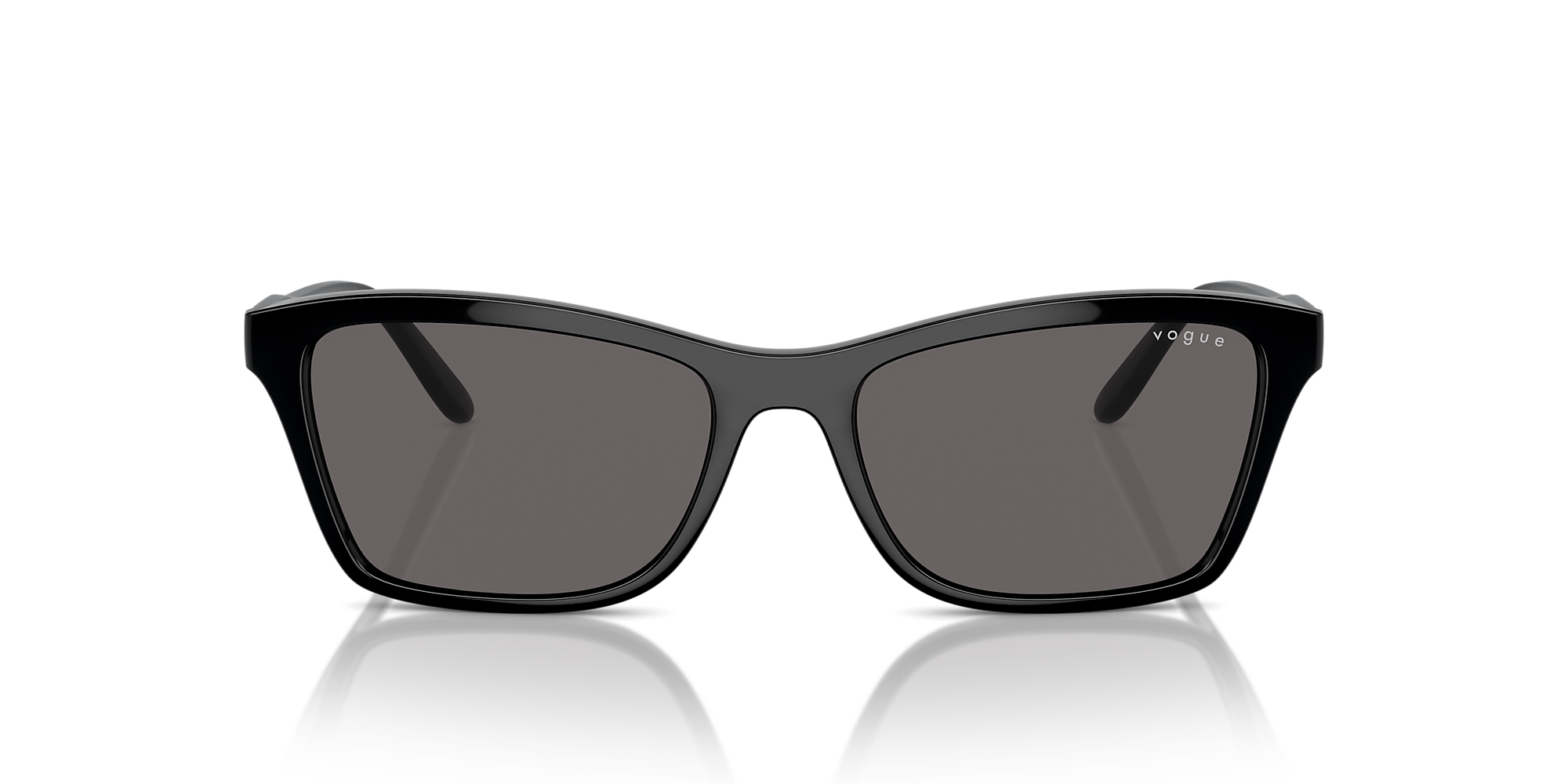 Sunglasses VO5551S - Black - Black Smoke - Nylon & Propionate