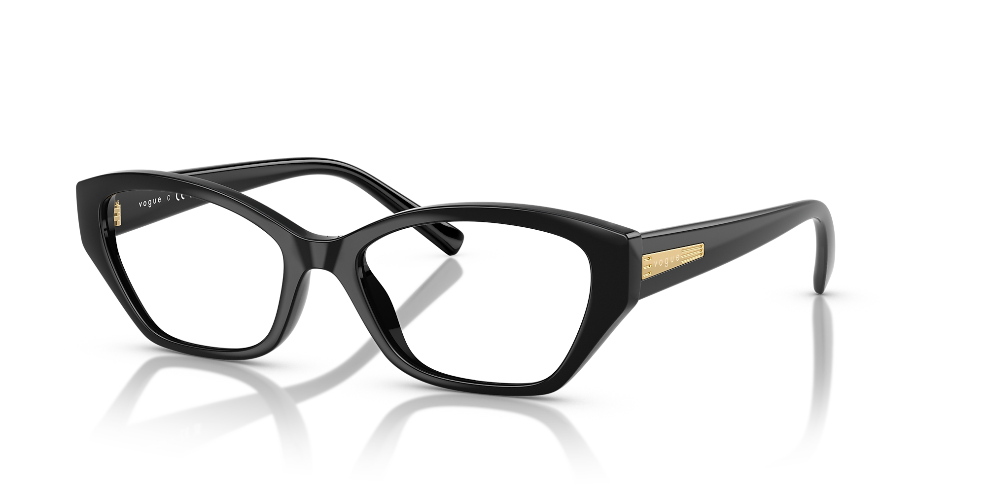 Eyeglasses VO5608 - Black - Demo Lens - Nylon | Vogue United States