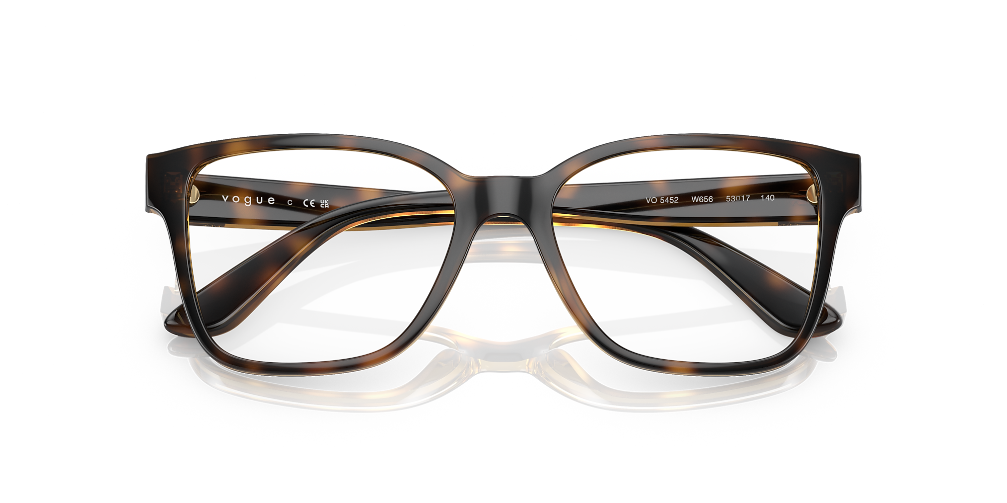 Eyeglasses VO5452 - Dark Havana - Demo Lens - Nylon & Propionate
