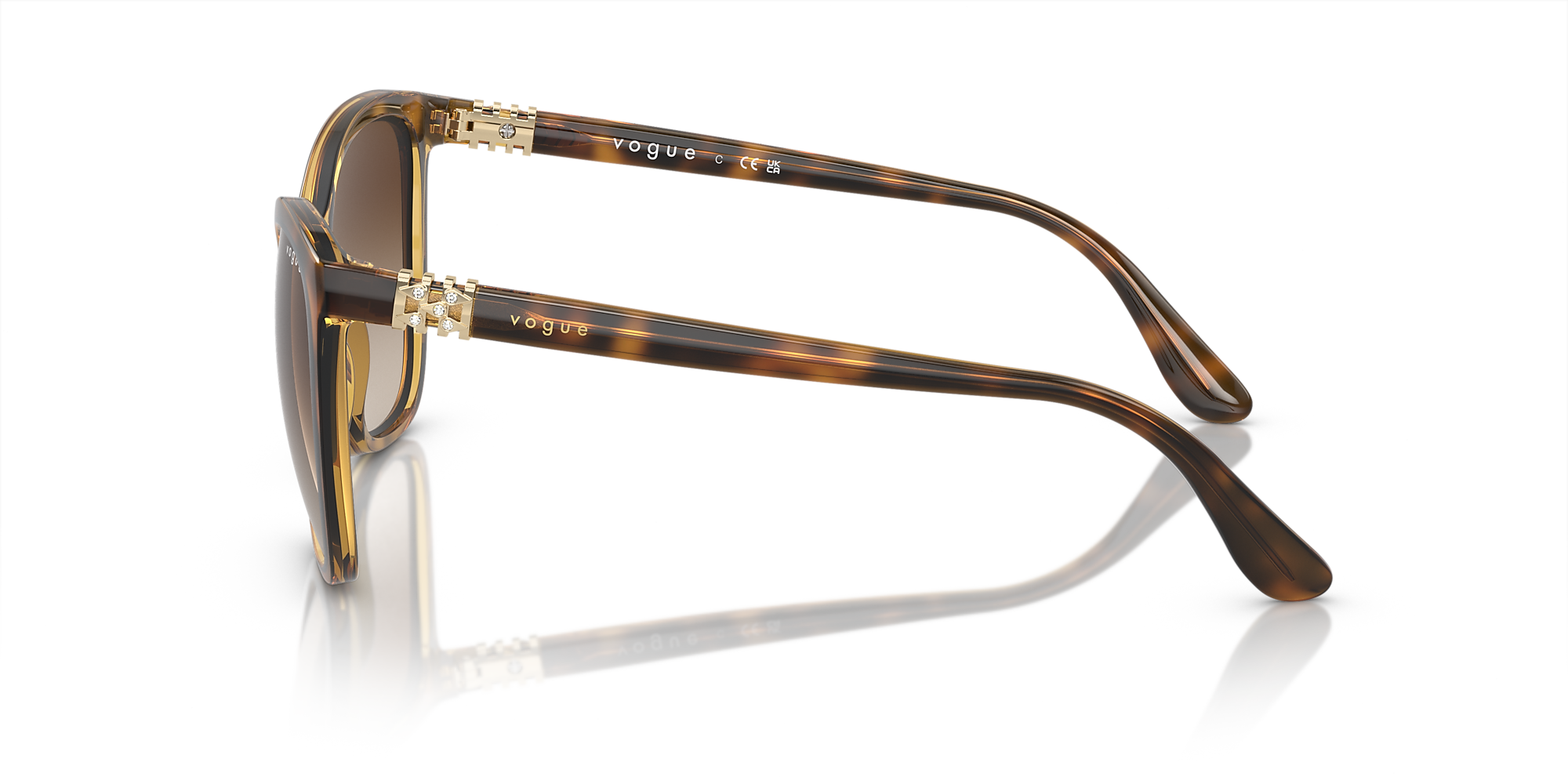 Sunglasses VO5243SB - Tortoise - Brown Gradient - Nylon