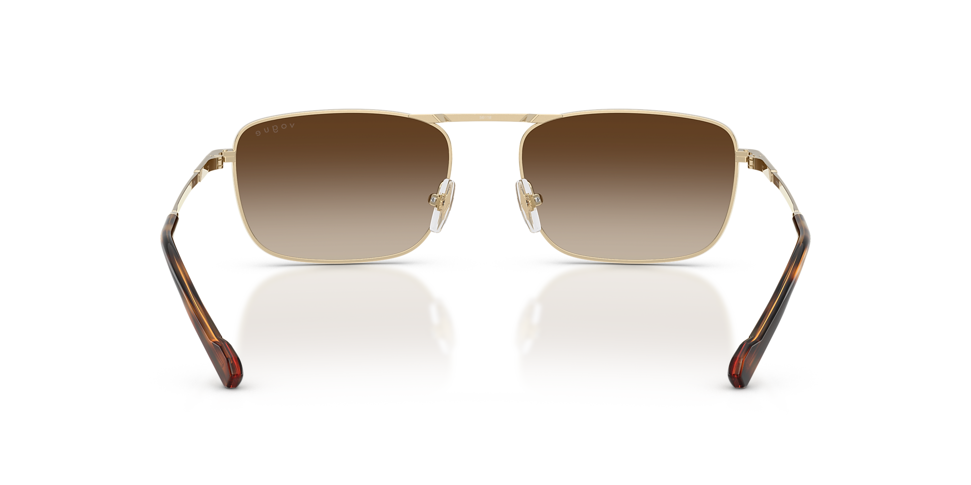 Sunglasses VO4346S - Pale Gold - Gradient Brown - Metal | Vogue